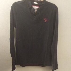 Abercrombie & Fitch Black Long Sleeve Tee